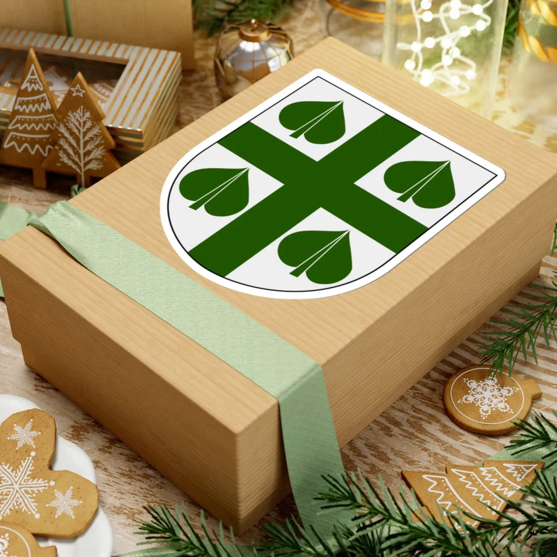 Trehörna församling vapen (Sweden) (Coat of Arms) STICKER Vinyl Kiss-Cut Decal - The Sticker Space