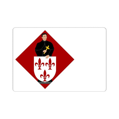 Tremelo vlag (Belgium) STICKER Vinyl Kiss-Cut Decal 6 Inch White - The Sticker Space