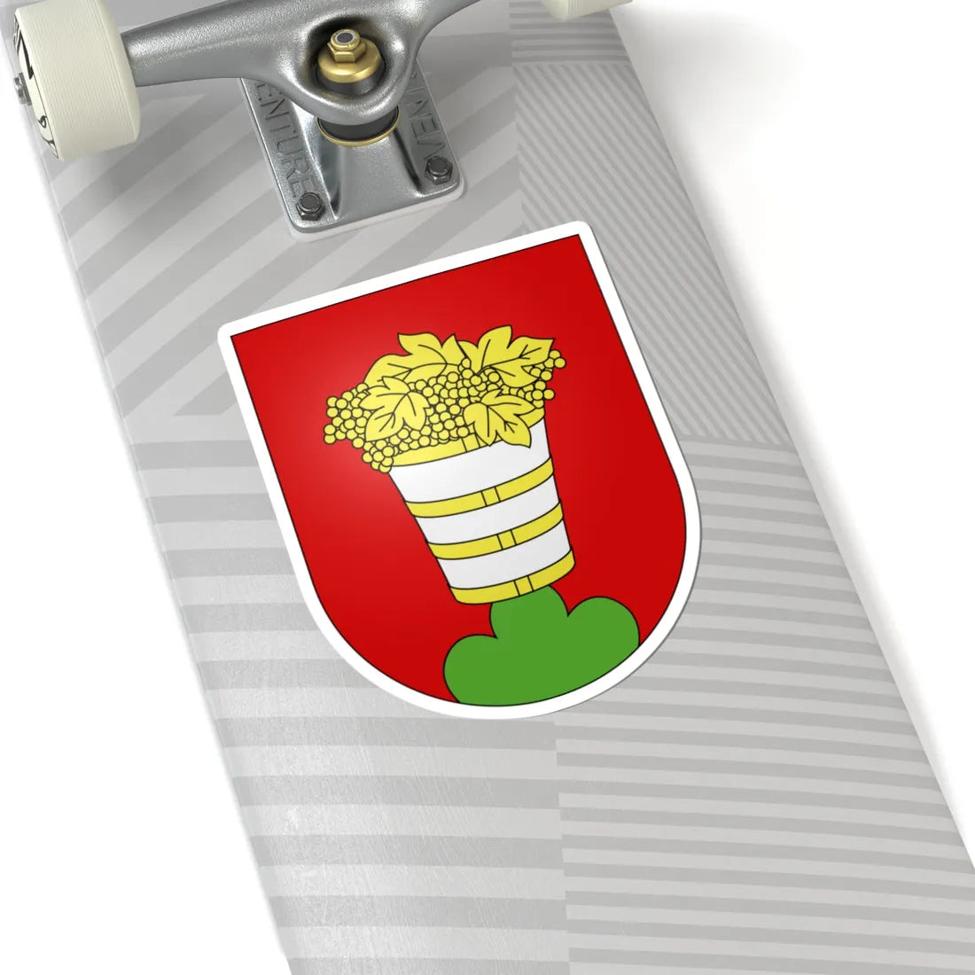 Tremona-coat of arms (Switzerland) (Coat of Arms) STICKER Vinyl Kiss-Cut Decal - The Sticker Space