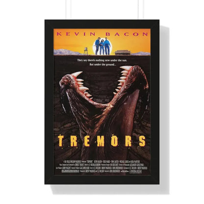 TREMORS 1990 - Framed Movie Poster 16″ x 24″ Black - The Sticker Space