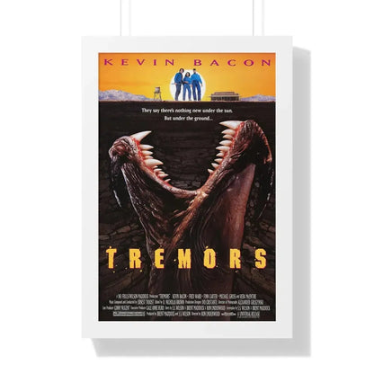TREMORS 1990 - Framed Movie Poster 16″ x 24″ White - The Sticker Space