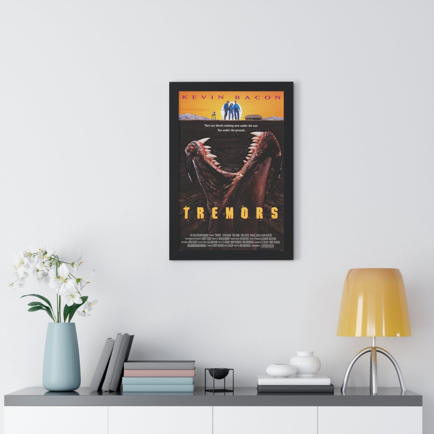 TREMORS 1990 - Framed Movie Poster-The Sticker Space