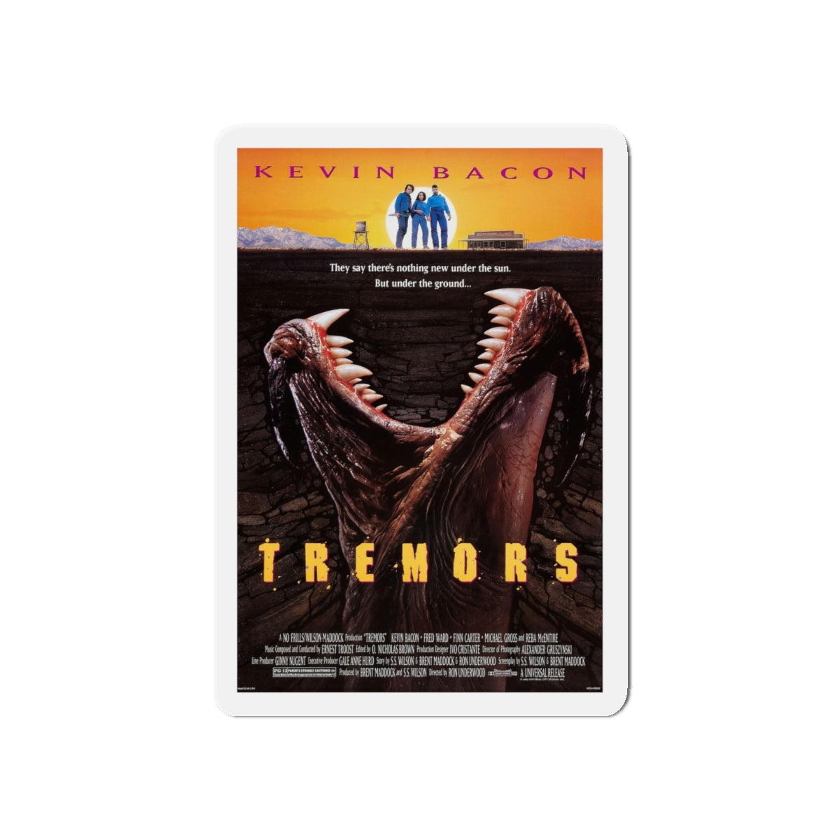 TREMORS 1990 Movie Poster - Refrigerator Magnet