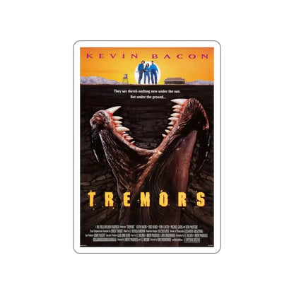 TREMORS 1990 Movie Poster STICKER Vinyl Die-Cut Decal 3 Inch - The Sticker Space