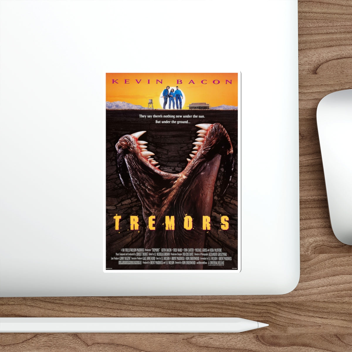 TREMORS 1990 Movie Poster STICKER Vinyl Die-Cut Decal-The Sticker Space