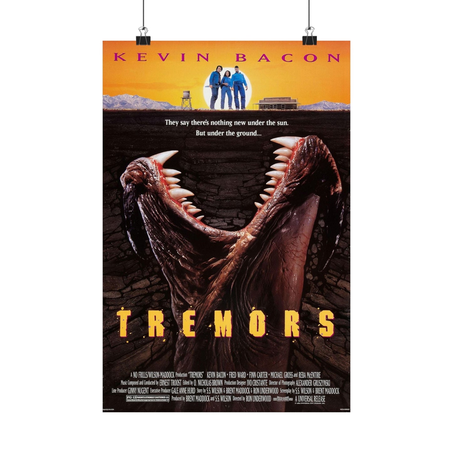 TREMORS 1990 - Paper Movie Poster-12″ x 18″-The Sticker Space