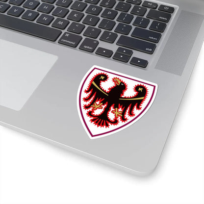 Trentino CoA shield (Italy) (Coat of Arms) STICKER Vinyl Kiss-Cut Decal - The Sticker Space