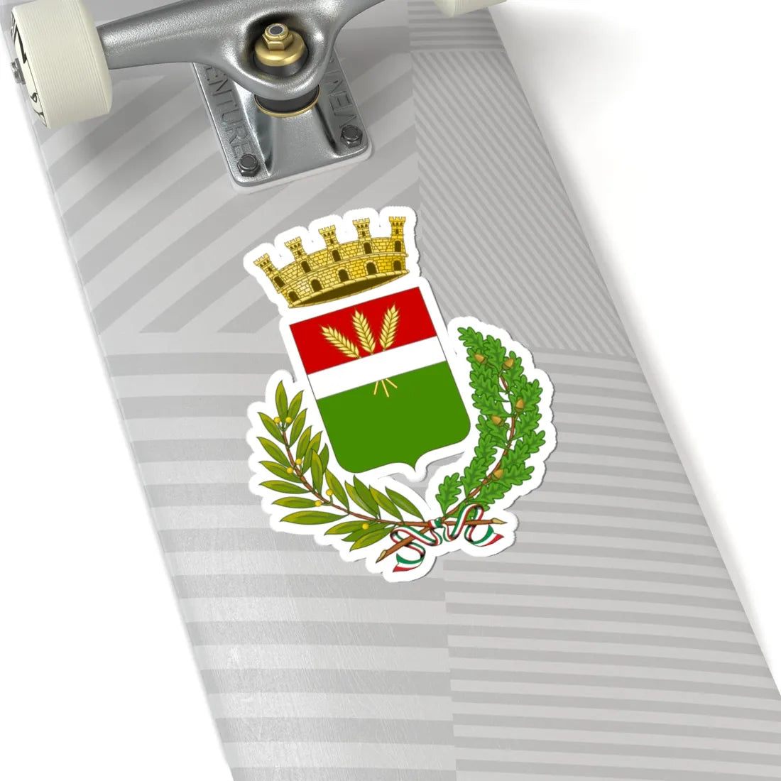 Trentola Ducenta-Stemma (Italy) (Coat of Arms) STICKER Vinyl Kiss-Cut Decal - The Sticker Space