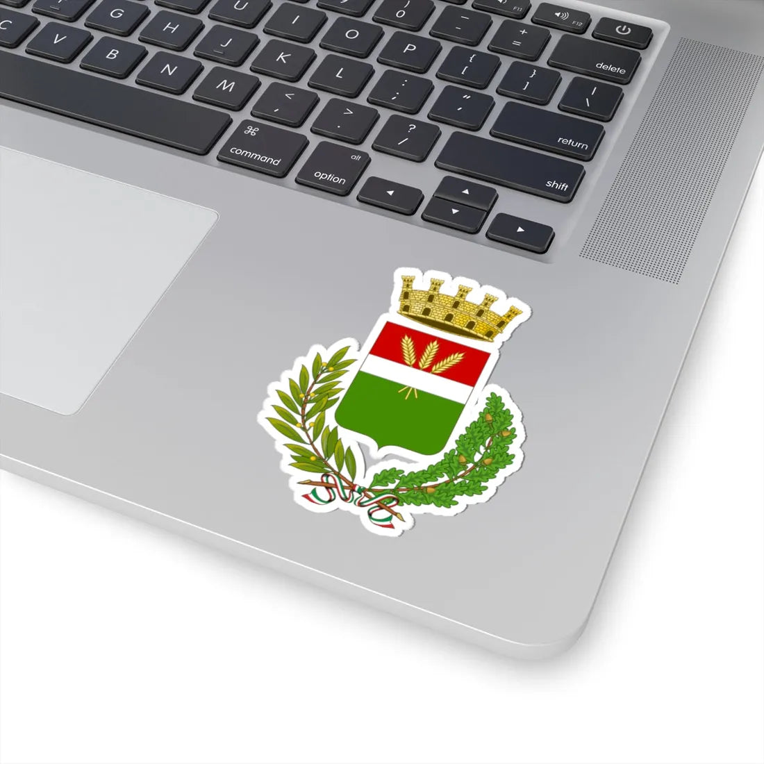 Trentola Ducenta-Stemma (Italy) (Coat of Arms) STICKER Vinyl Kiss-Cut Decal - The Sticker Space