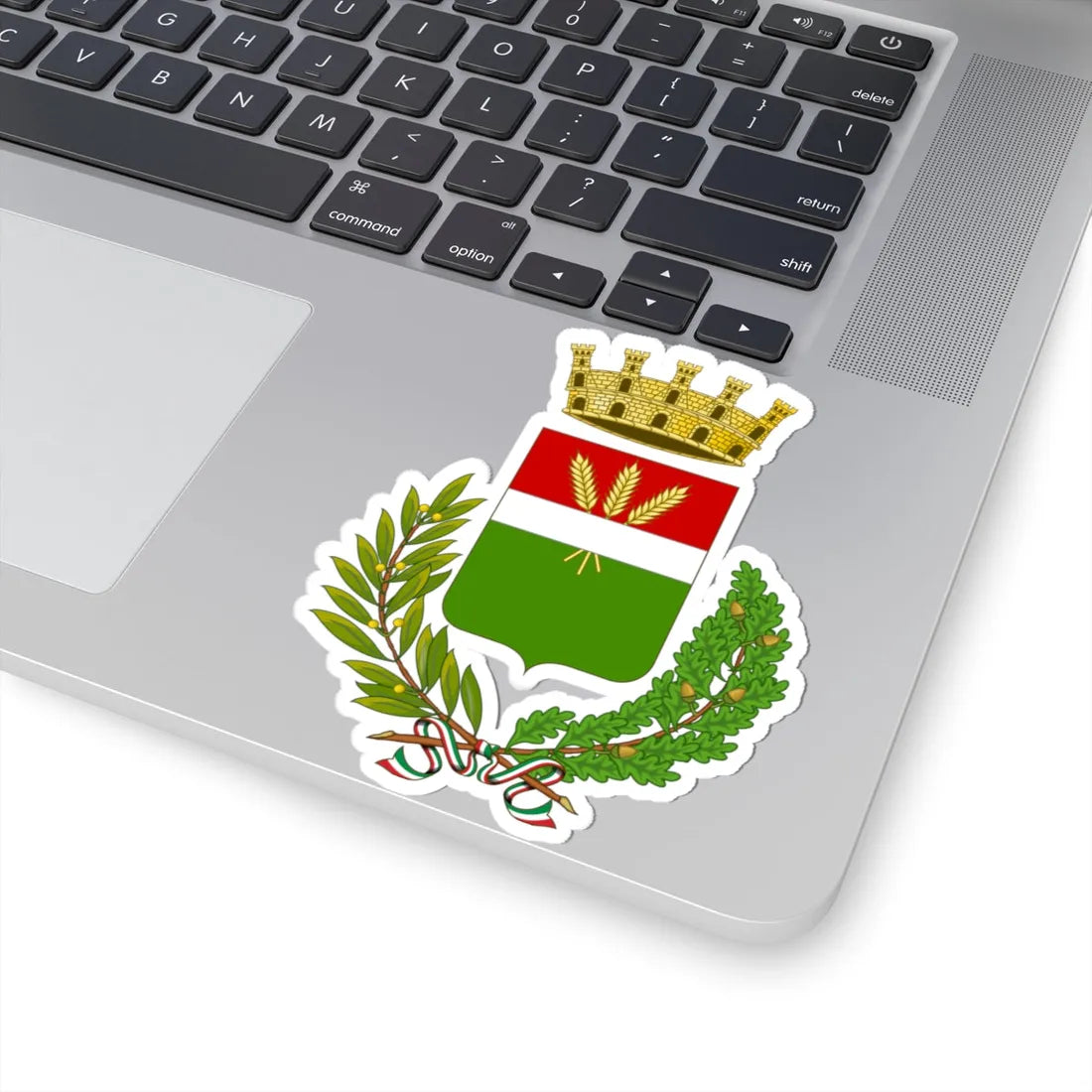 Trentola Ducenta-Stemma (Italy) (Coat of Arms) STICKER Vinyl Kiss-Cut Decal - The Sticker Space