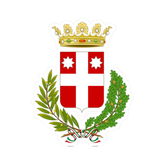 Treviso-Stemma (Italy) (Coat of Arms) STICKER Vinyl Kiss-Cut Decal 2 Inch White - The Sticker Space
