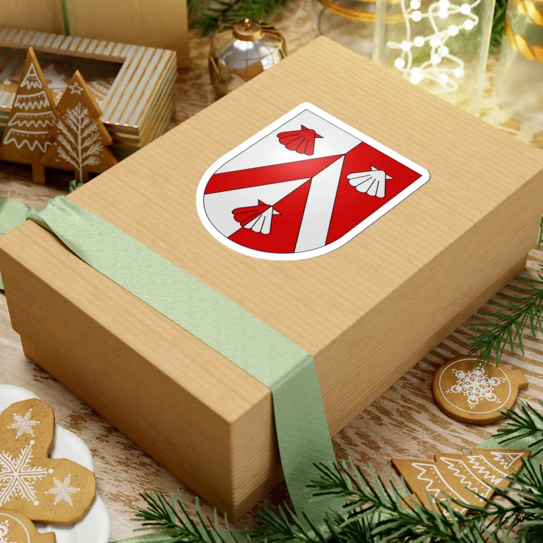 Trey-coat of arms (Switzerland) (Coat of Arms) STICKER Vinyl Kiss-Cut Decal - The Sticker Space