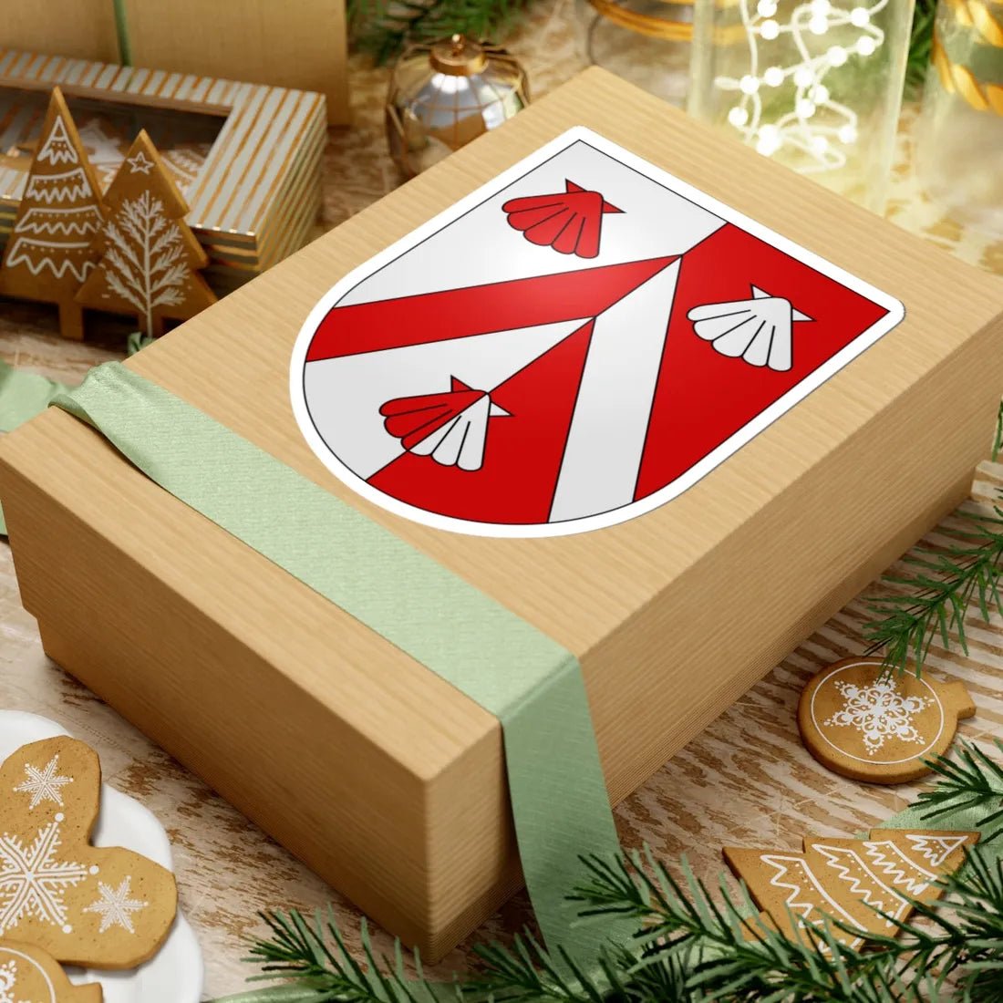 Trey-coat of arms (Switzerland) (Coat of Arms) STICKER Vinyl Kiss-Cut Decal - The Sticker Space