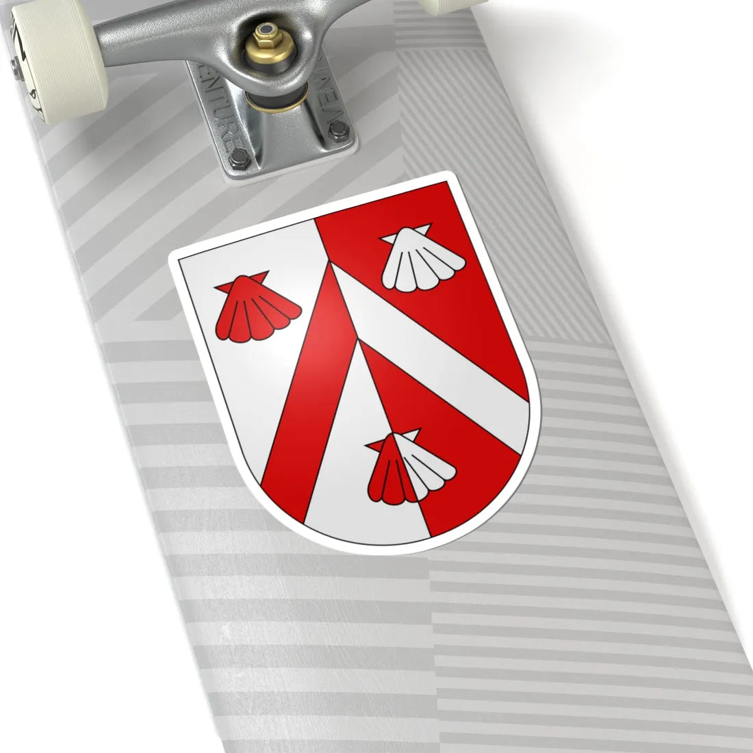 Trey-coat of arms (Switzerland) (Coat of Arms) STICKER Vinyl Kiss-Cut Decal - The Sticker Space
