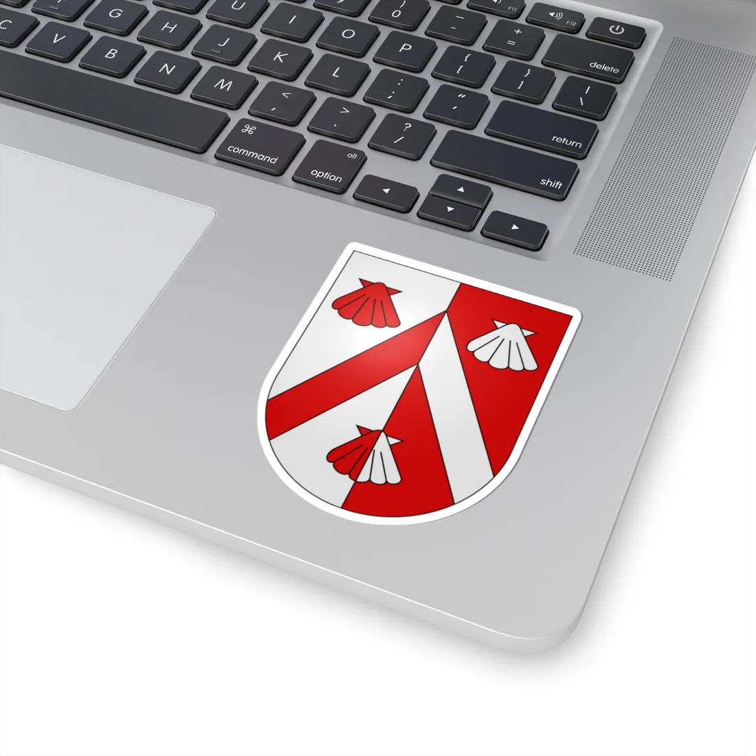 Trey-coat of arms (Switzerland) (Coat of Arms) STICKER Vinyl Kiss-Cut Decal - The Sticker Space