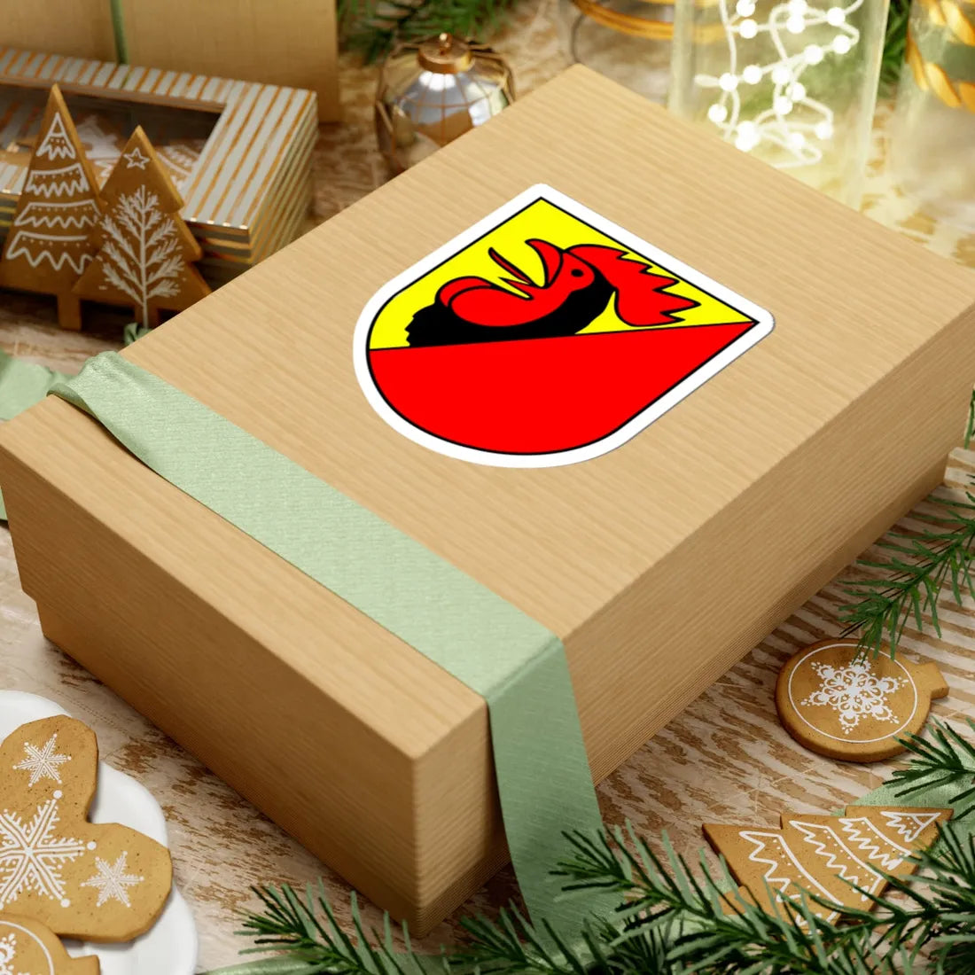 Treyvaux Coat of arms (Switzerland) (Coat of Arms) STICKER Vinyl Kiss-Cut Decal - The Sticker Space