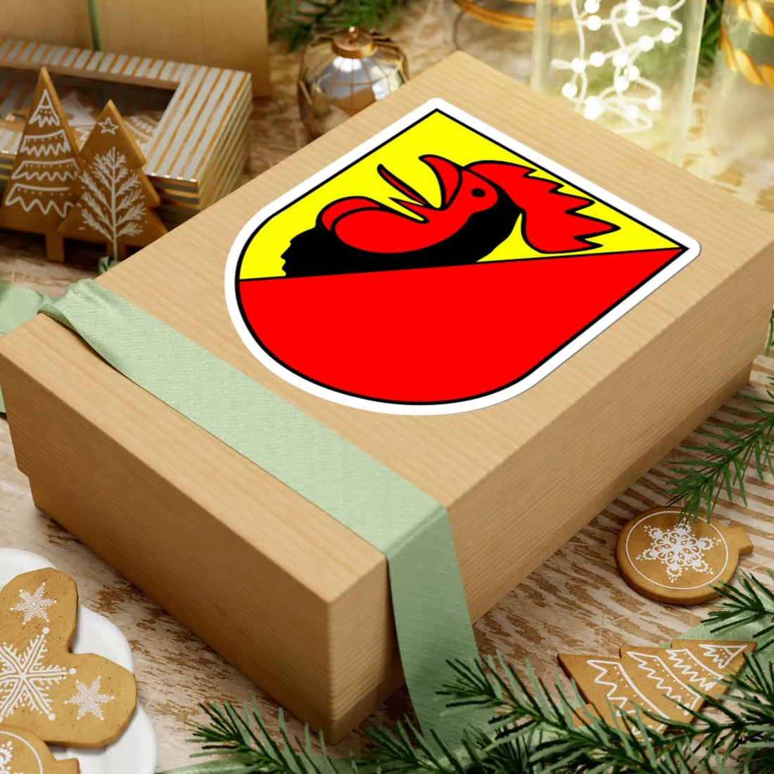 Treyvaux Coat of arms (Switzerland) (Coat of Arms) STICKER Vinyl Kiss-Cut Decal - The Sticker Space