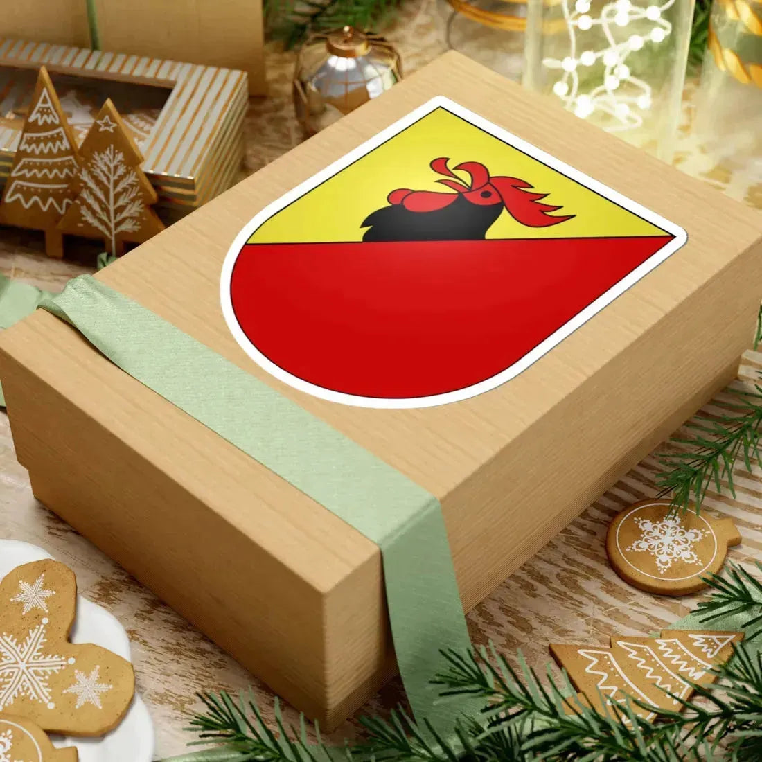 Treyvaux-coat of arms (Switzerland) (Coat of Arms) STICKER Vinyl Kiss-Cut Decal - The Sticker Space