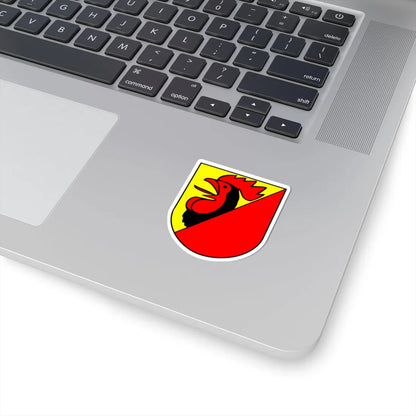 Treyvaux Coat of arms (Switzerland) (Coat of Arms) STICKER Vinyl Kiss-Cut Decal - The Sticker Space