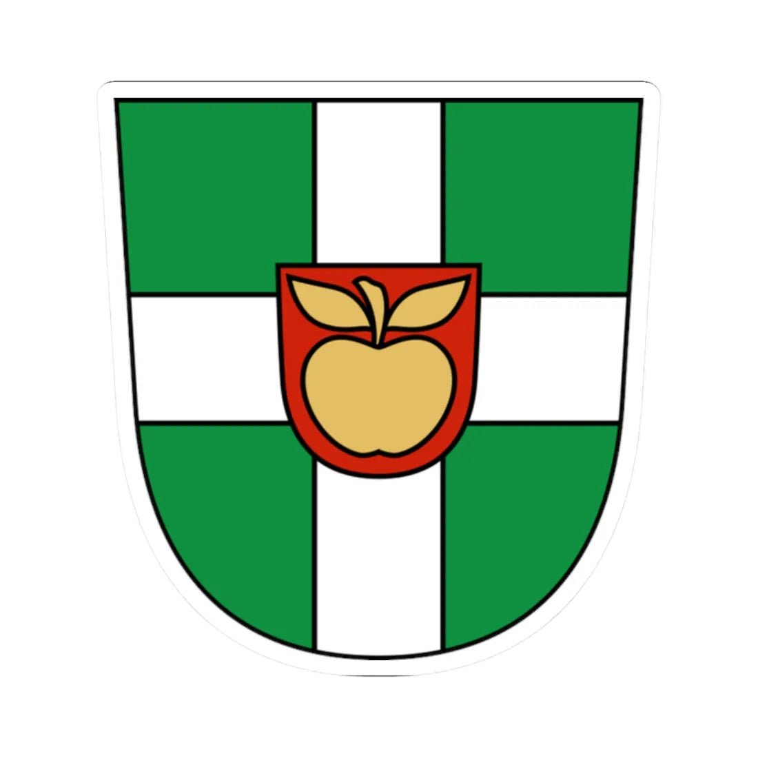 Türi valla vapp (Estonia) (Coat of Arms) STICKER Vinyl Kiss-Cut Decal 2 Inch White - The Sticker Space