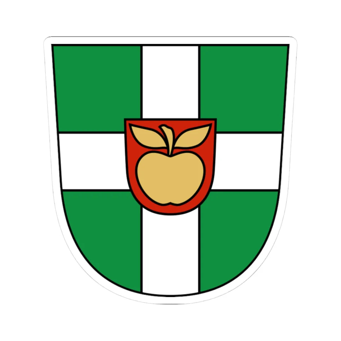 Türi valla vapp (Estonia) (Coat of Arms) STICKER Vinyl Kiss-Cut Decal 3 Inch White - The Sticker Space