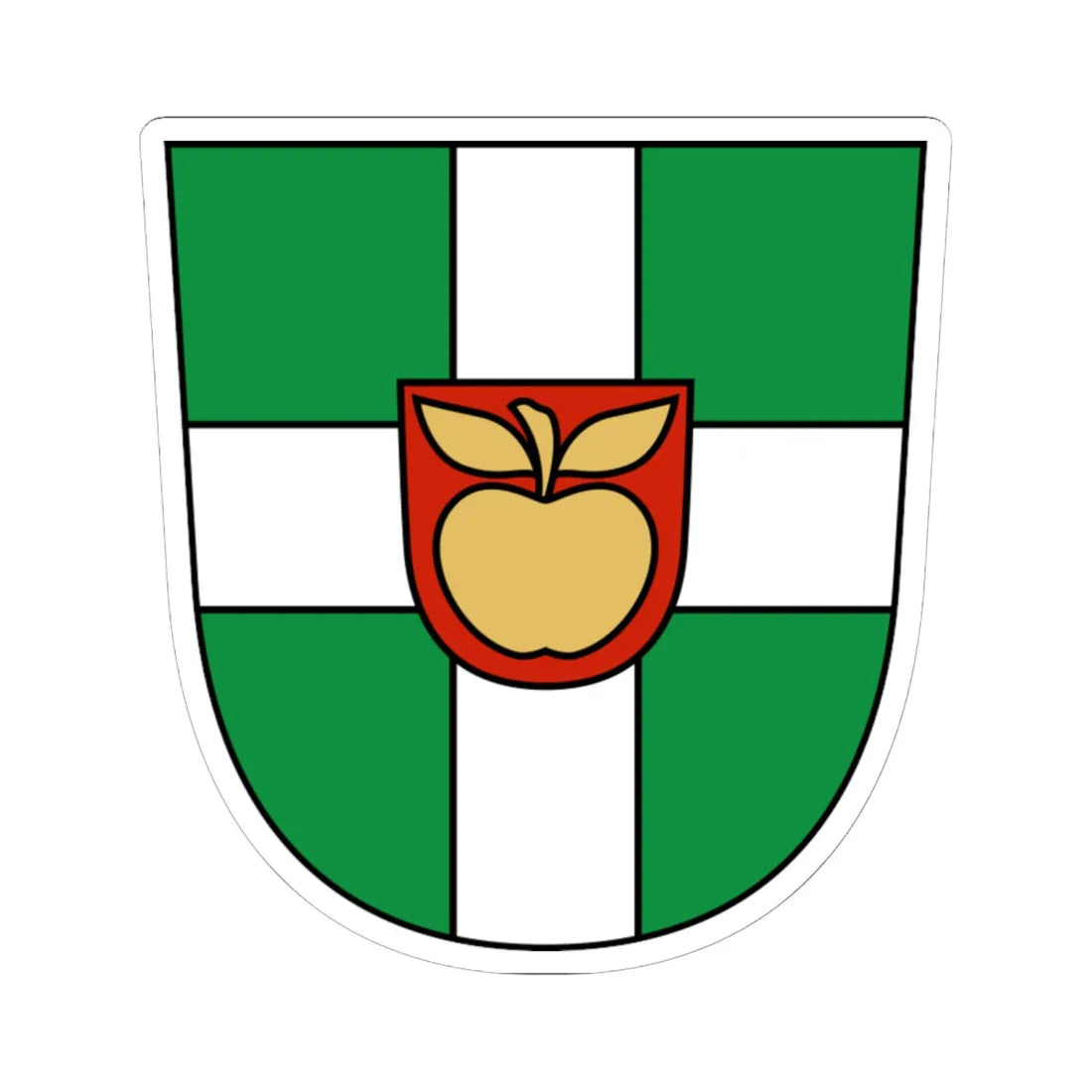 Türi valla vapp (Estonia) (Coat of Arms) STICKER Vinyl Kiss-Cut Decal 6 Inch White - The Sticker Space