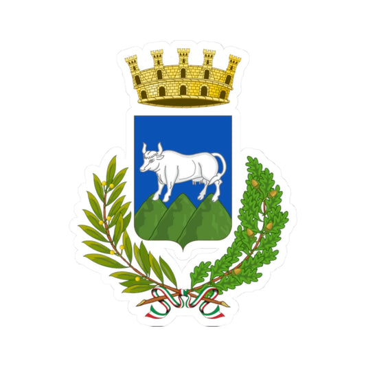 Tricarico-Stemma (Italy) (Coat of Arms) STICKER Vinyl Kiss-Cut Decal 2 Inch White - The Sticker Space