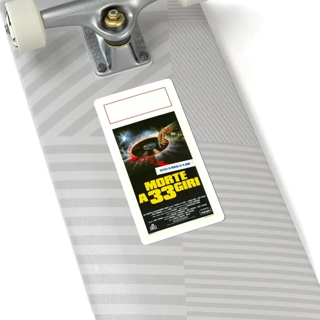 TRICK OR TREAT (ITALIAN) 1986 Movie Poster - STICKER Vinyl Kiss-Cut Decal - The Sticker Space