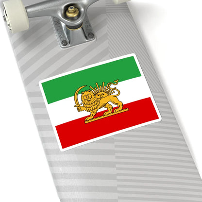 Tricolour Flag of Iran 1886 (Iran) STICKER Vinyl Kiss-Cut Decal - The Sticker Space