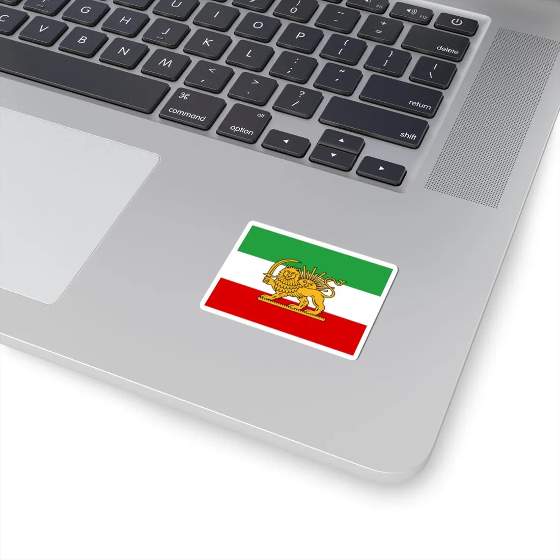 Tricolour Flag of Iran 1886 (Iran) STICKER Vinyl Kiss-Cut Decal - The Sticker Space