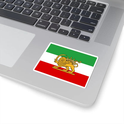 Tricolour Flag of Iran 1886 (Iran) STICKER Vinyl Kiss-Cut Decal - The Sticker Space