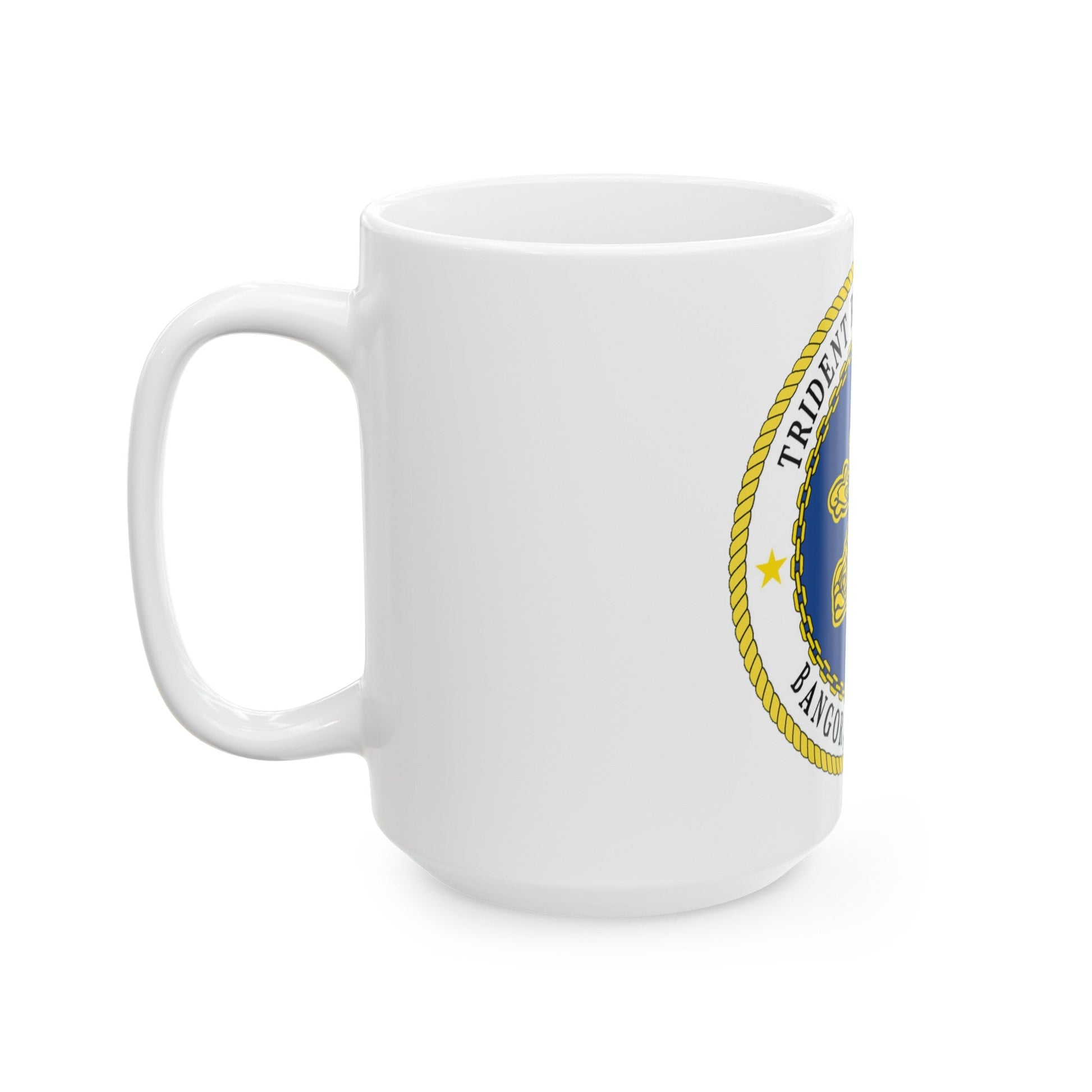 Trident Refit Facility BangorWA (U.S. Navy) White Coffee Mug-The Sticker Space