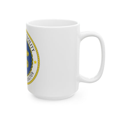 Trident Refit Facility BangorWA (U.S. Navy) White Coffee Mug-The Sticker Space