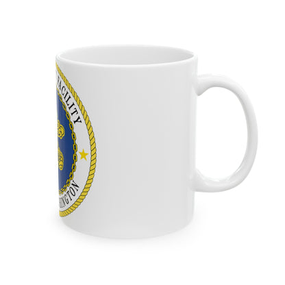 Trident Refit Facility BangorWA (U.S. Navy) White Coffee Mug-The Sticker Space