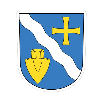 Triemli-blazon (Switzerland) (Coat of Arms) STICKER Vinyl Kiss-Cut Decal 6 Inch White - The Sticker Space