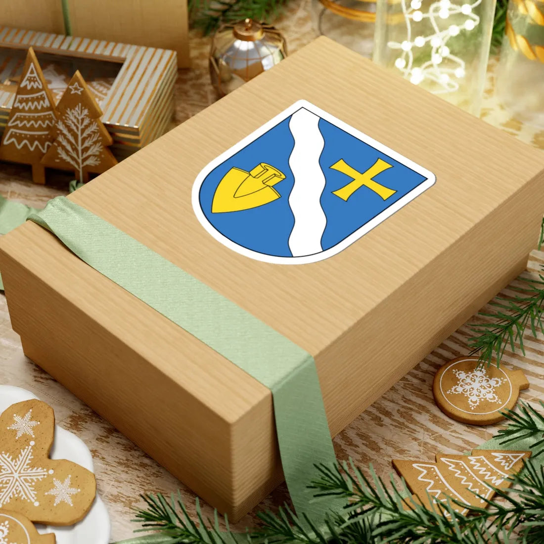 Triemli-blazon (Switzerland) (Coat of Arms) STICKER Vinyl Kiss-Cut Decal - The Sticker Space