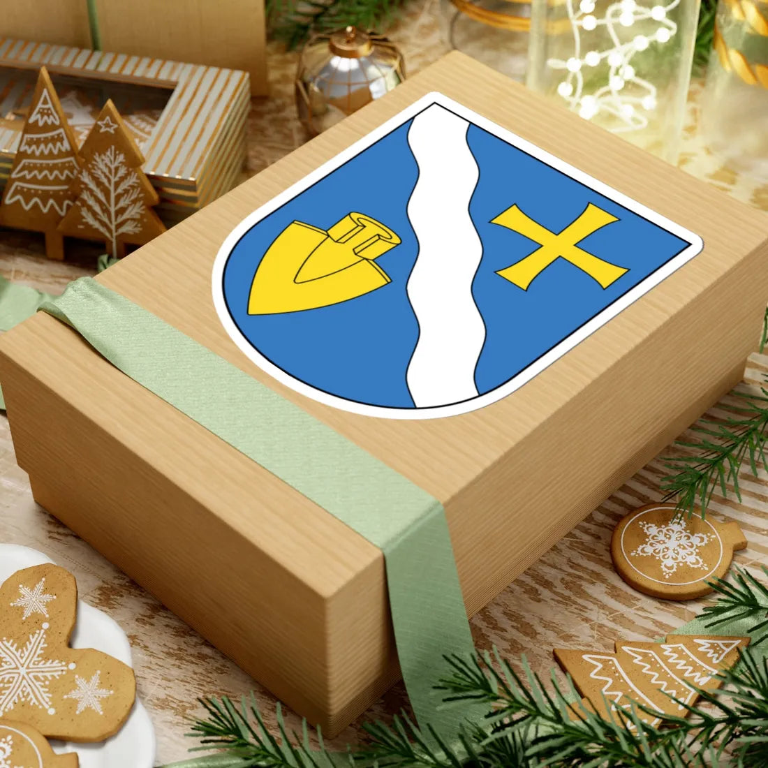 Triemli-blazon (Switzerland) (Coat of Arms) STICKER Vinyl Kiss-Cut Decal - The Sticker Space