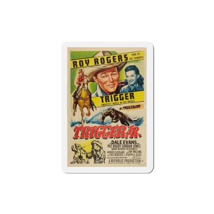 Trigger Jr 1950 Movie Poster Refrigerator Magnet 4 Inch - The Sticker Space