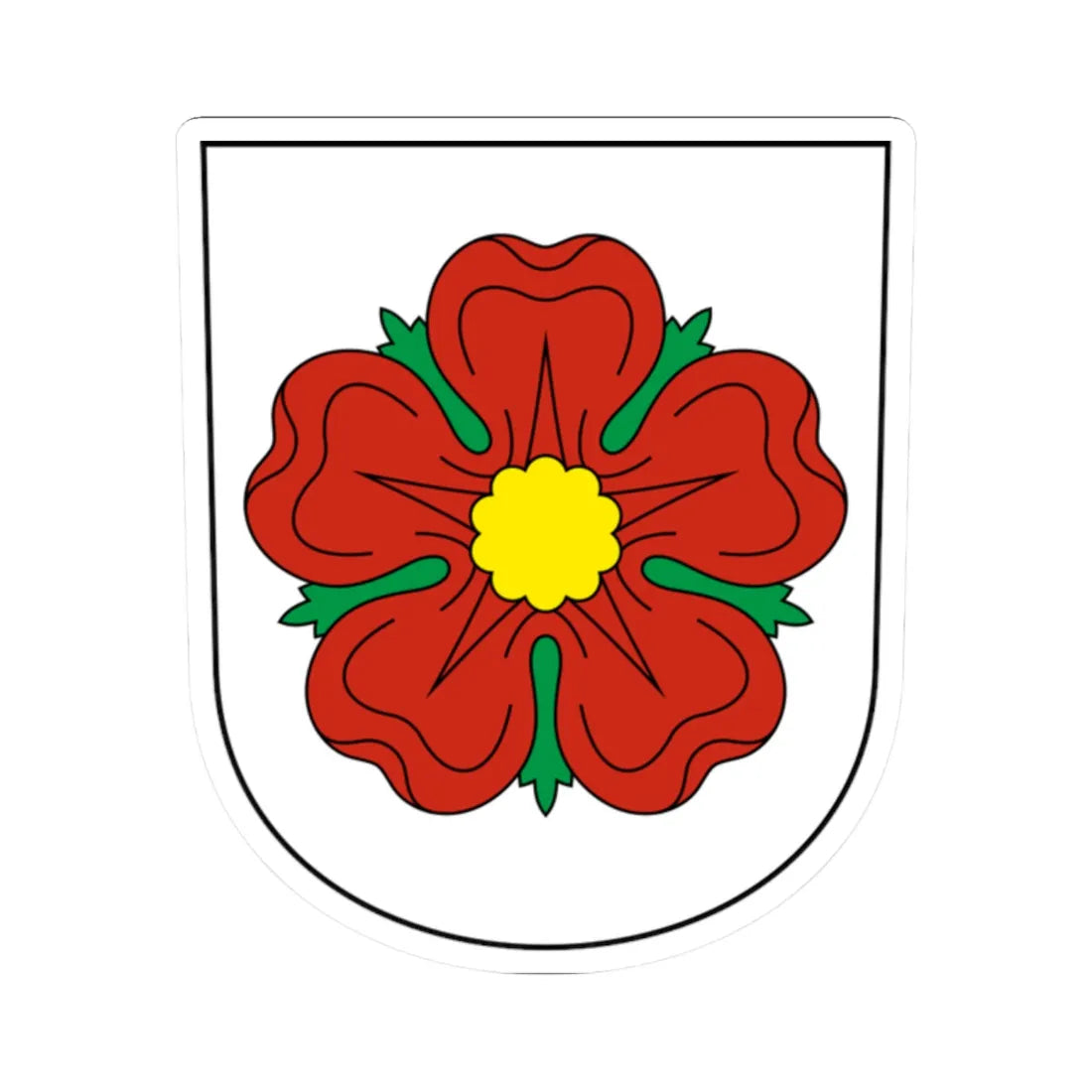 Trimbach-blazon (Switzerland) (Coat of Arms) STICKER Vinyl Kiss-Cut Decal 2 Inch White - The Sticker Space