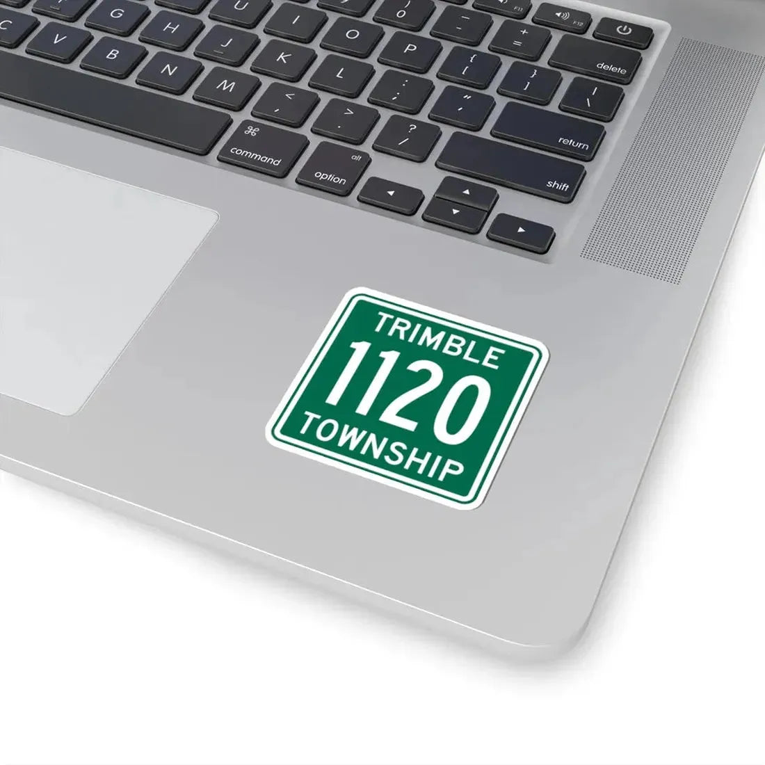 Trimble Township Route 1120 Athens County Ohio (Ohio) (Road Sign) STICKER Vinyl Kiss-Cut Decal - The Sticker Space