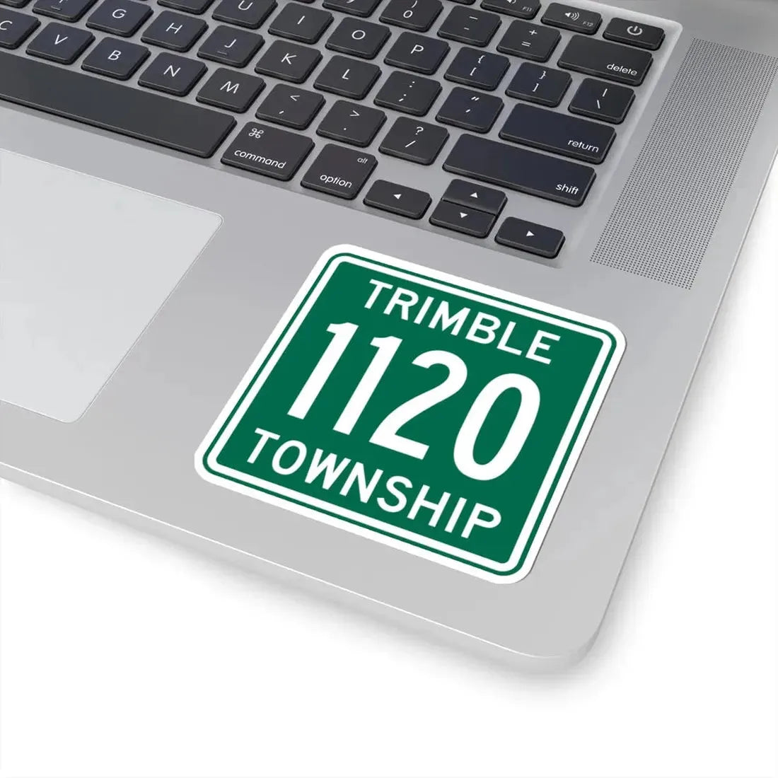 Trimble Township Route 1120 Athens County Ohio (Ohio) (Road Sign) STICKER Vinyl Kiss-Cut Decal - The Sticker Space