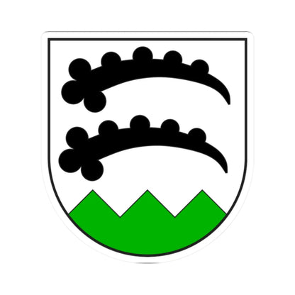 Trimmis wappen (Switzerland) (Coat of Arms) STICKER Vinyl Kiss-Cut Decal 2 Inch White - The Sticker Space