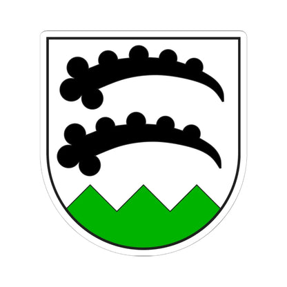 Trimmis wappen (Switzerland) (Coat of Arms) STICKER Vinyl Kiss-Cut Decal 6 Inch White - The Sticker Space