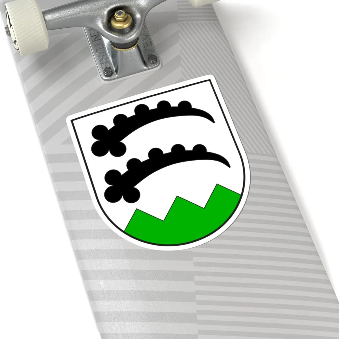 Trimmis wappen (Switzerland) (Coat of Arms) STICKER Vinyl Kiss-Cut Decal - The Sticker Space