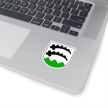 Trimmis wappen (Switzerland) (Coat of Arms) STICKER Vinyl Kiss-Cut Decal - The Sticker Space