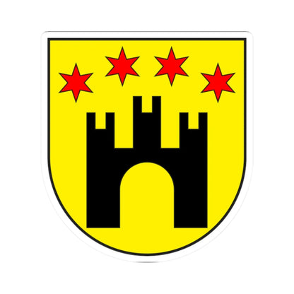 Trin wappen (Switzerland) (Coat of Arms) STICKER Vinyl Kiss-Cut Decal 2 Inch White - The Sticker Space