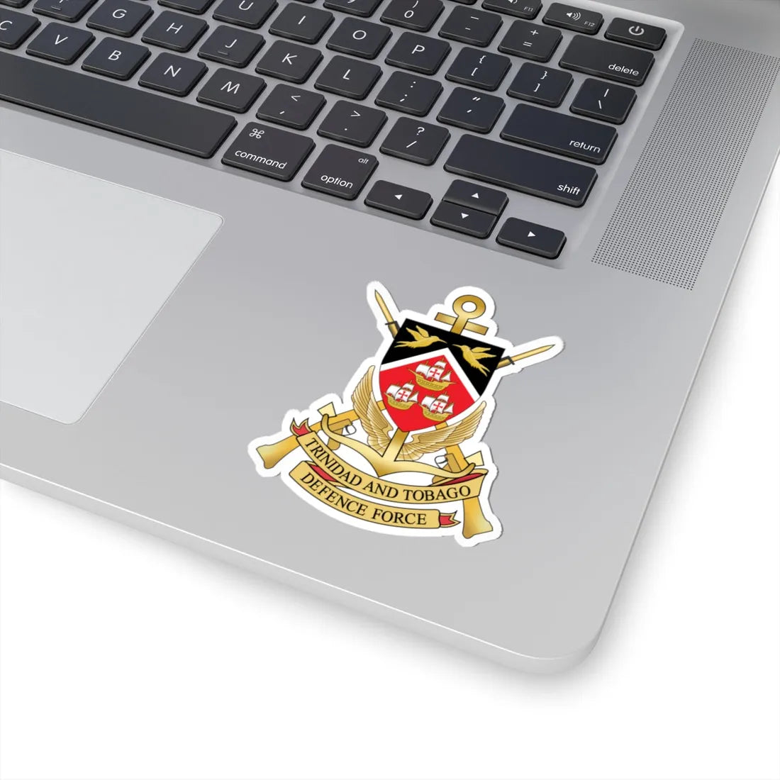 Trinidad and Tobago Defence Force emblem (Trinidad and Tobago) (Coat of Arms) STICKER Vinyl Kiss-Cut Decal - The Sticker Space