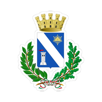 Trinitapoli-Stemma-2 (Italy) (Coat of Arms) STICKER Vinyl Kiss-Cut Decal 4 Inch White - The Sticker Space