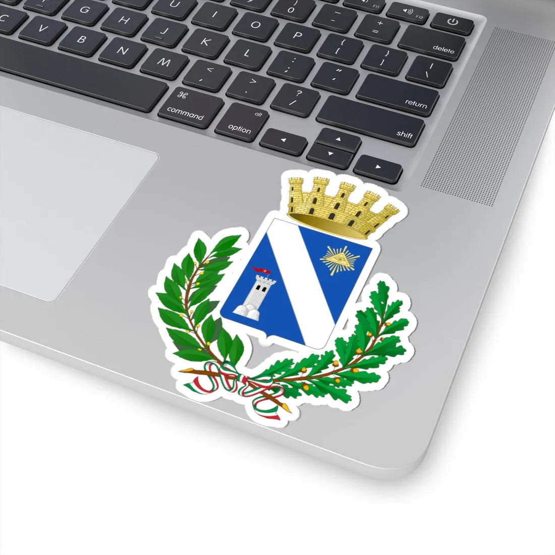 Trinitapoli-Stemma-2 (Italy) (Coat of Arms) STICKER Vinyl Kiss-Cut Decal - The Sticker Space