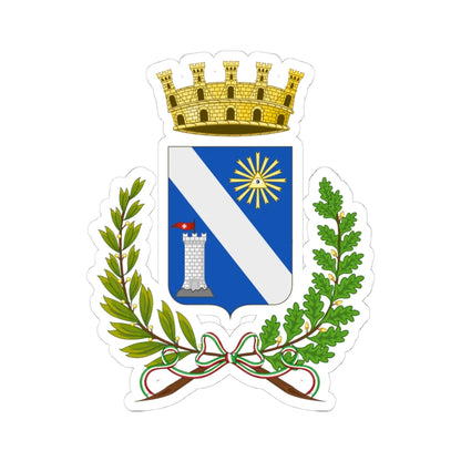 Trinitapoli-Stemma (Italy) (Coat of Arms) STICKER Vinyl Kiss-Cut Decal 4 Inch White - The Sticker Space